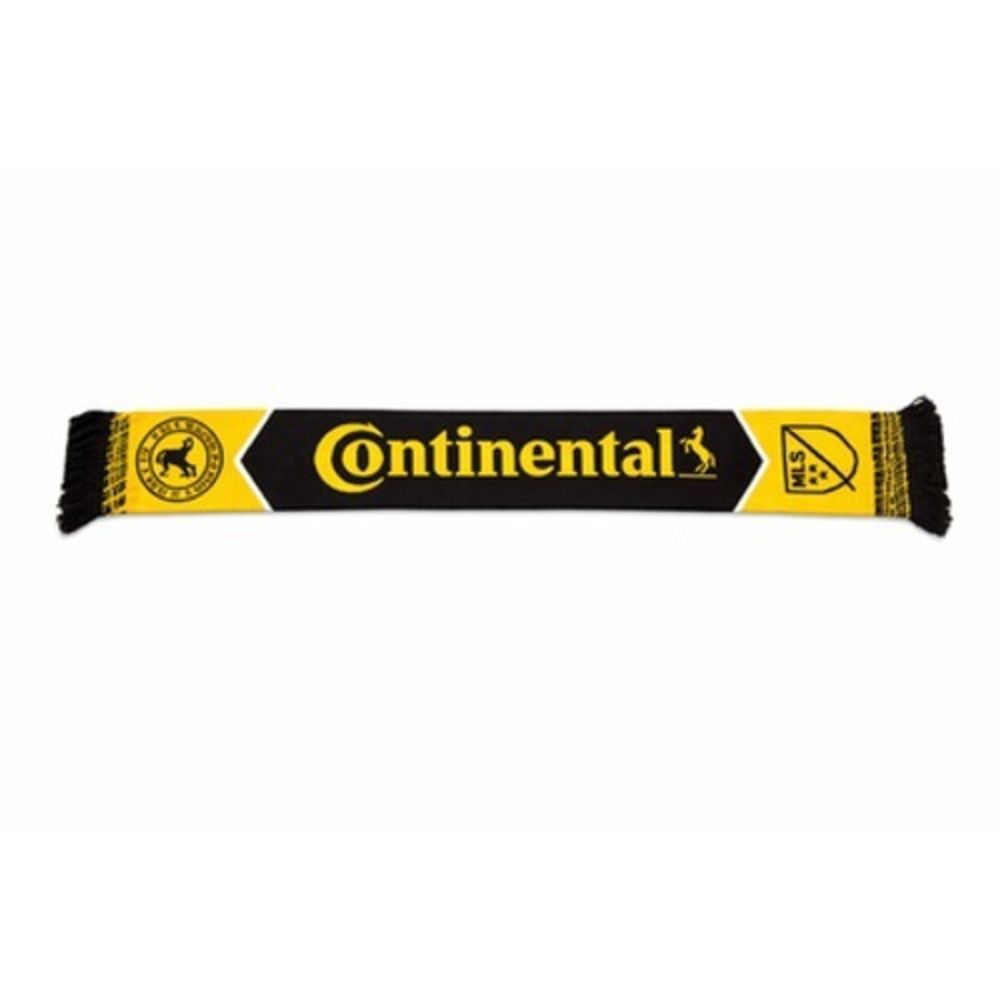 Continental Tire MLS Soccer Supporter Scarf Knit Fringe Fan Gear